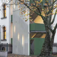 Comeniusschule Fluchttreppe &ndash; Lichtplanung Hannover