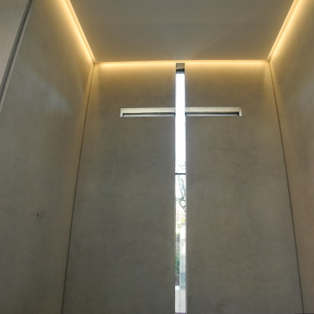 Neubau einer Kapelle mit Kolumbarium in Ehmen / Wolfsburg &ndash; Lichtplanung Hannover