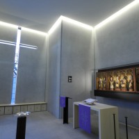 Neubau einer Kapelle mit Kolumbarium in Ehmen / Wolfsburg &ndash; Lichtplanung Hannover
